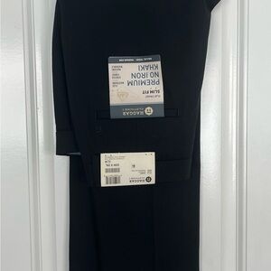 Haggar Premium No Iron Black Pants